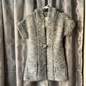 A&F sweater vest with toggle. Size Small.